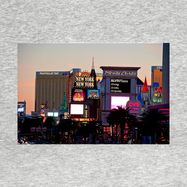 Las Vegas Strip Skyline Cityscape America USA by AndyEvansPhotos